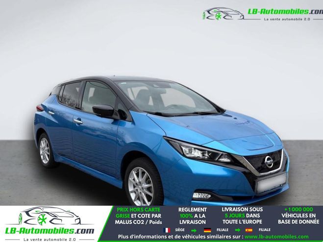 Nissan Leaf Electrique 62kWh 217 ch BVA Bleu de 2021