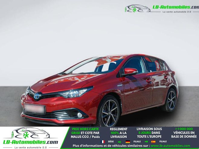 Toyota Auris Hybride 136 ch Rouge M�tallique de 2019