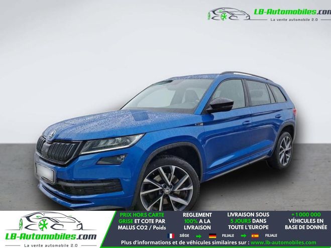Skoda Kodiaq 2.0 TDI 200 BVA 4x4 5pl Bleu M�tallique de 2021