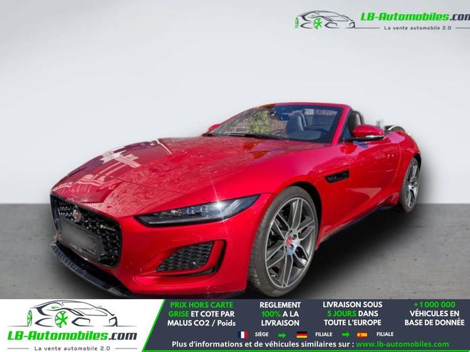 Jaguar F-Type Cabriolet 2L 300 ch BVA Rouge M�tallique de 2021