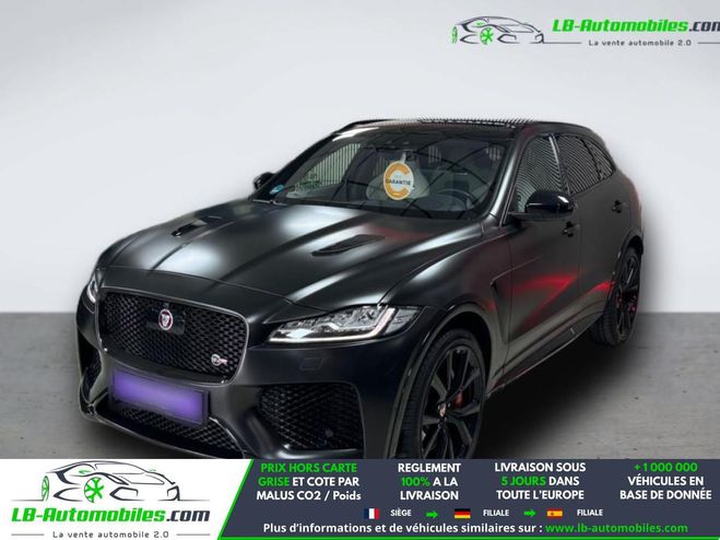 Jaguar F Pace V8 - 550 ch AWD BVA Noir M�tallique de 2019