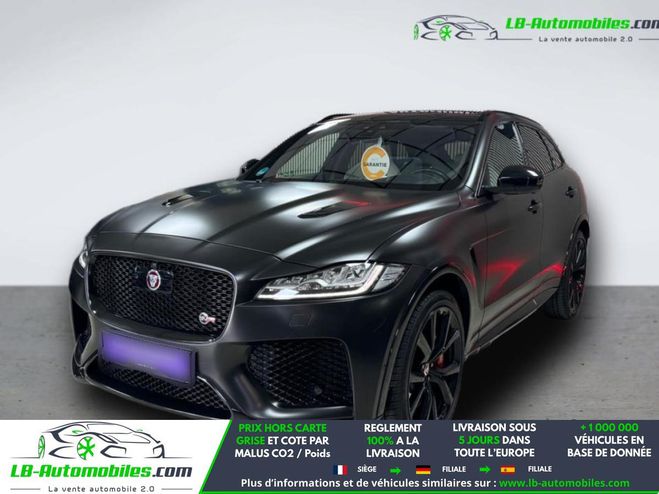 Jaguar F Pace V8 - 550 ch AWD BVA Noir M�tallique de 2019