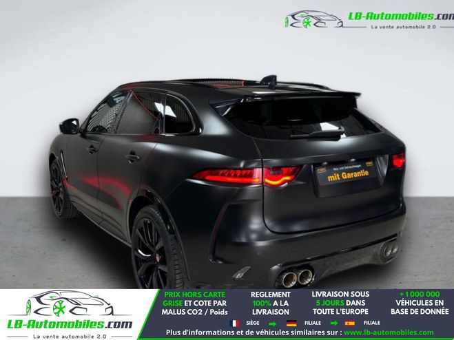 Jaguar F Pace V8 - 550 ch AWD BVA Noir M�tallique de 2019