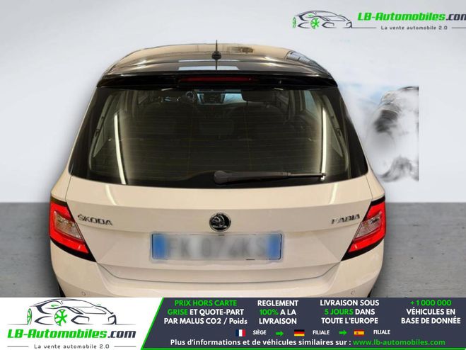 Skoda Fabia 1.0 MPI 60 ch BVM Blanc M�tallique de 2017