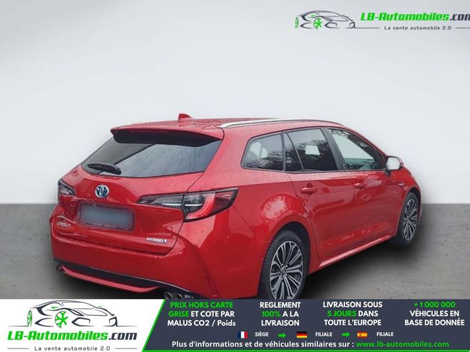 Toyota Corolla Hybride 184h BVA Rouge de 2021
