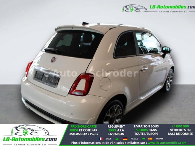 Fiat 500 1.2 69 ch BVA Blanc de 2019
