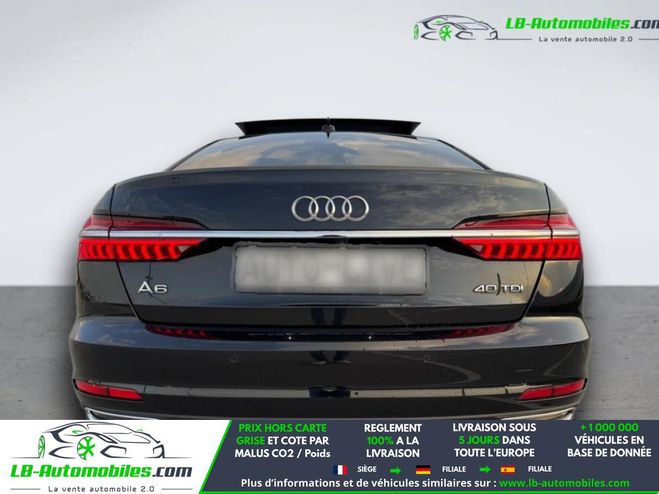 Audi A6 40 TDI 204 ch BVA Noir M�tallique de 2020
