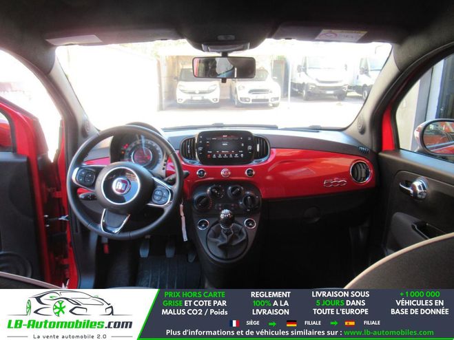 Fiat 500 1.2 69 ch BVA Rouge de 2021