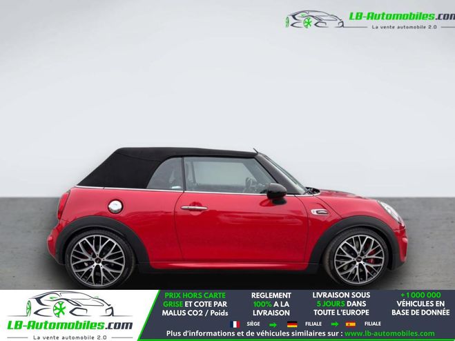 Mini Cabrio 231 ch John  Works BVA Rouge M�tallique de 2017
