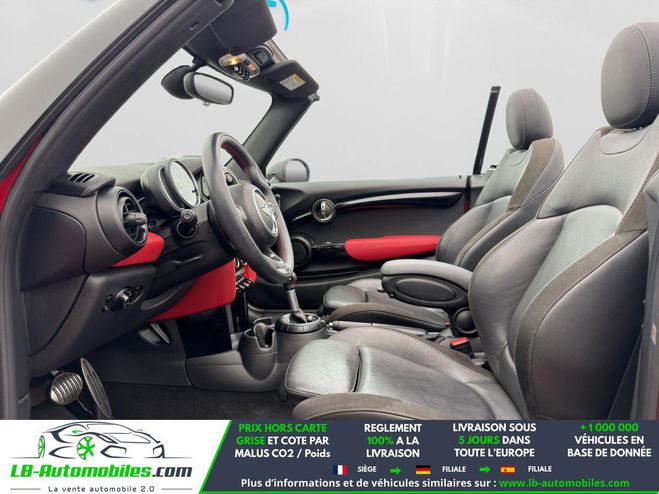 Mini Cabrio 231 ch John  Works BVA Rouge M�tallique de 2017