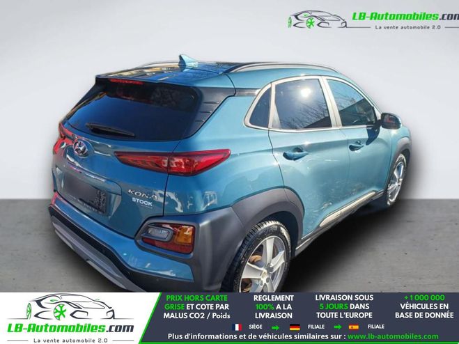 Hyundai Kona 1.6 T-GDi 177 BVA Bleu M�tallique de 2019