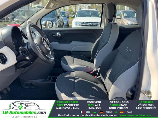 Fiat 500 1.2 69 ch BVM Blanc M�tallique de 2017