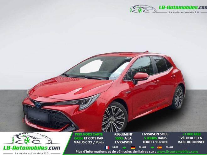 Toyota Corolla Hybride 122 ch BVA Rouge de 2020