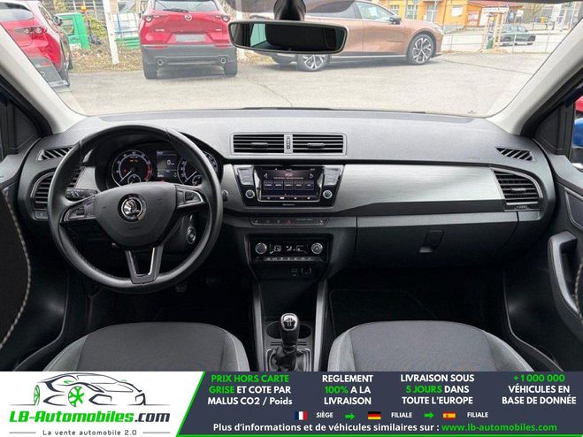 Skoda Fabia 1.0 TSI 95 ch BVM Bleu M�tallique de 2018