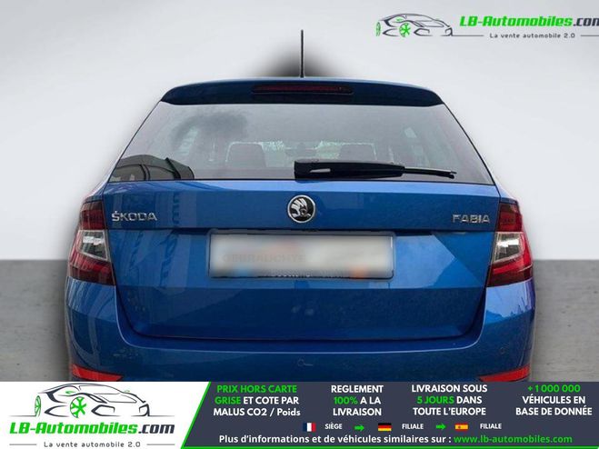 Skoda Fabia 1.0 TSI 95 ch BVM Bleu M�tallique de 2018