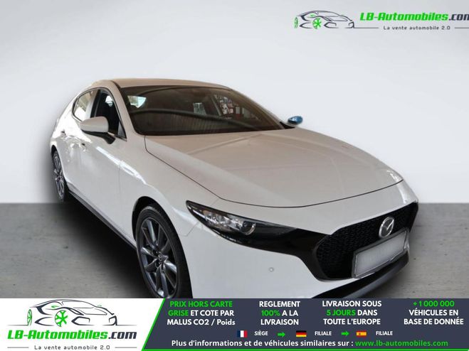 Mazda 3 2.0L SKYACTIV-G M Hybrid 122 ch BVM Blanc M�tallique de 2021