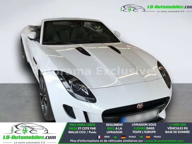 Jaguar F-Type Cabriolet V6 3L  340 ch BVA Blanc de 2016