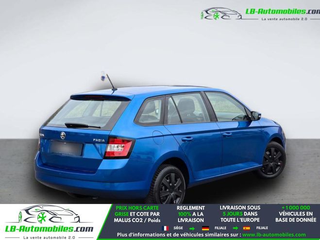 Skoda Fabia 1.0 MPI 75 ch BVM Bleu M�tallique de 2018
