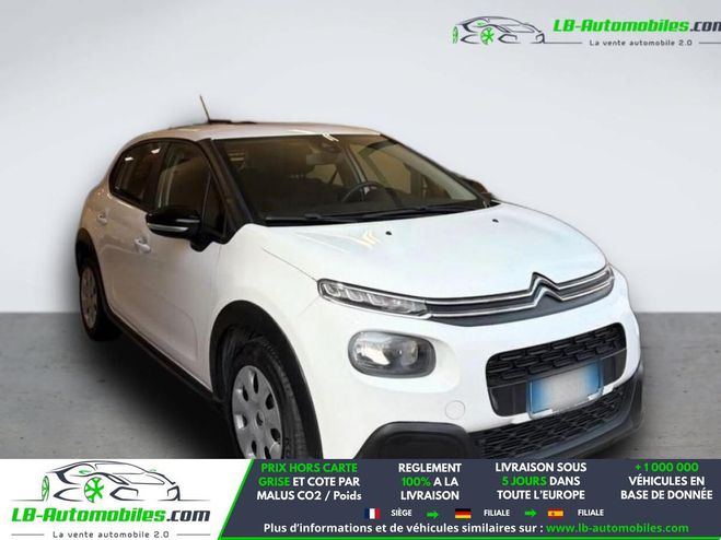 Citroen C3 BLUEHDI 100 BVM Blanc de 2020