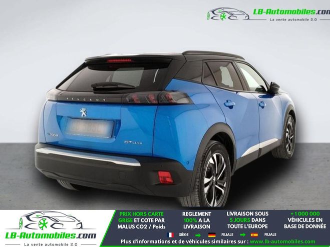 Peugeot 2008 Electrique 136 ch Bleu de 2020