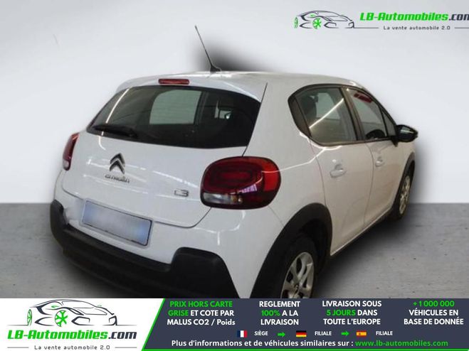 Citroen C3 BLUEHDI 100 BVM Blanc de 2019