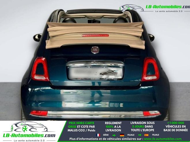 Fiat 500 1.2 69 ch BVA Bleu M�tallique de 2018