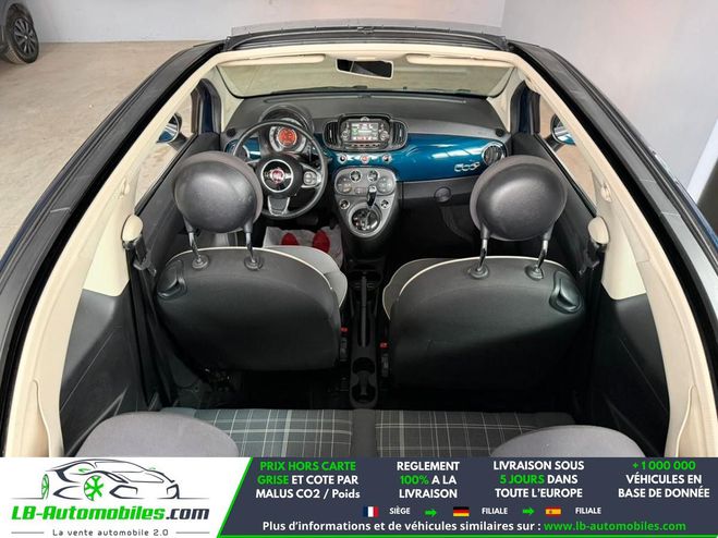 Fiat 500 1.2 69 ch BVA Bleu M�tallique de 2018
