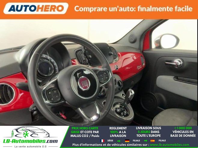 Fiat 500 1.2 69 ch BVA Rouge M�tallique de 2020