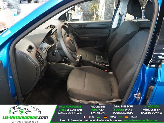 Skoda Fabia 1.0 MPI 75 ch BVM Bleu M�tallique de 2017