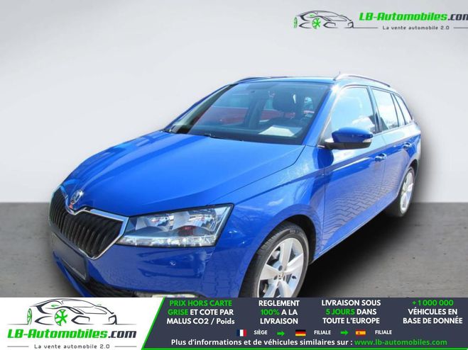 Skoda Fabia 1.0 MPI 75 ch BVM Bleu Mate de 2019