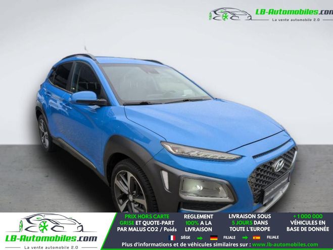 Hyundai Kona 1.6 T-GDi 177 BVA Bleu M�tallique de 2018