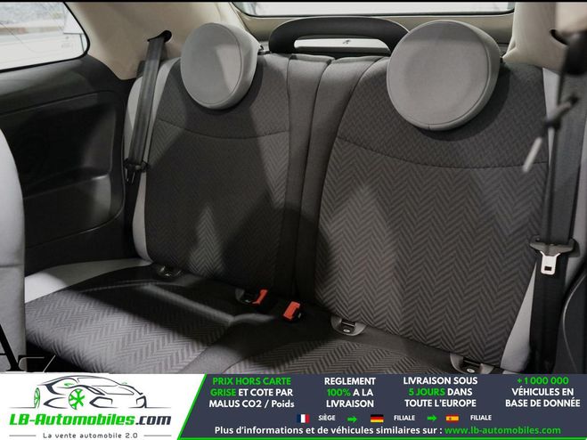 Fiat 500 1.2 69 ch BVM Noir M�tallique de 2017