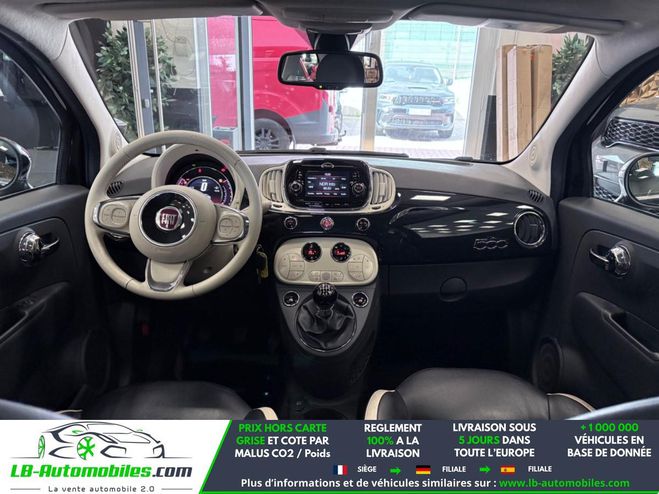 Fiat 500 0.9 105 ch TwinAir BVM Noir M�tallique de 2015