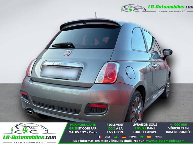 Fiat 500 1.2 8V 69 ch BVM Gris M�tallique de 2015