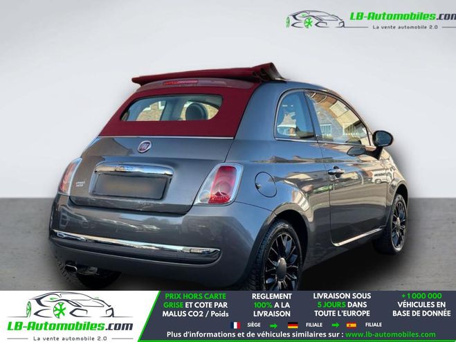 Fiat 500 1.2 8V 69 ch BVM Gris M�tallique de 2015