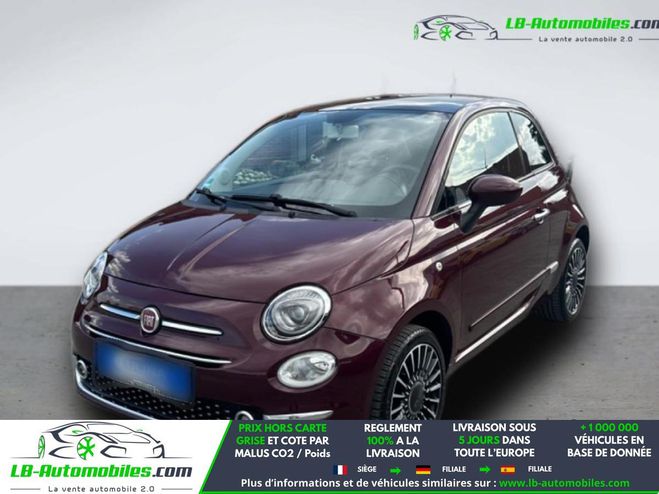 Fiat 500 1.2 8V 69 ch BVM Rouge M�tallique de 2015