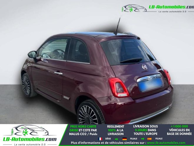 Fiat 500 1.2 8V 69 ch BVM Rouge M�tallique de 2015