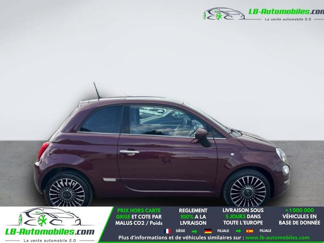 Fiat 500 1.2 8V 69 ch BVM Rouge M�tallique de 2015