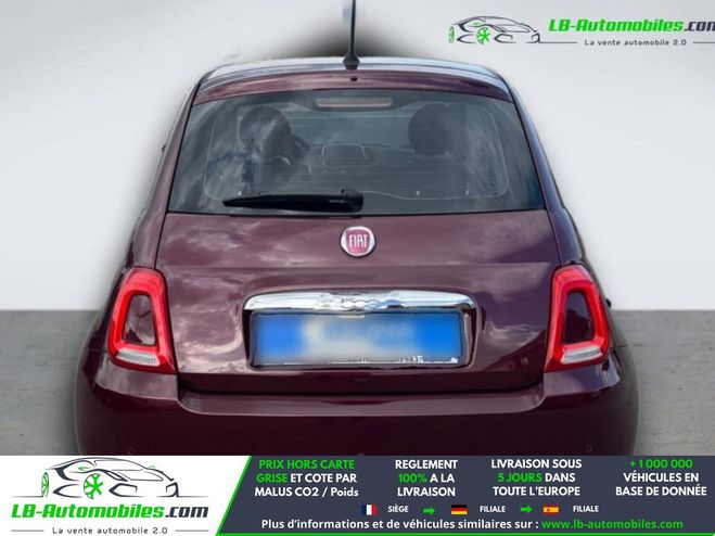 Fiat 500 1.2 8V 69 ch BVM Rouge M�tallique de 2015