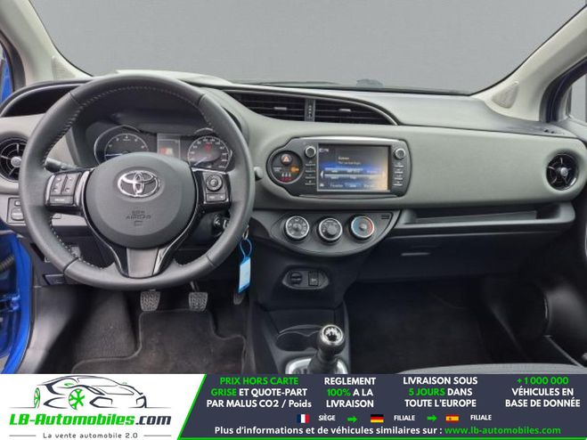 Toyota Yaris 70 VVT-i BVM Bleu M�tallique de 2017