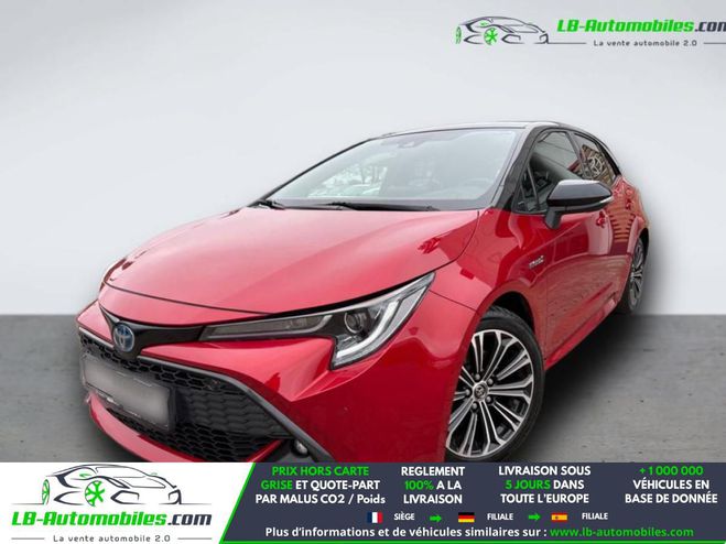 Toyota Corolla Hybride 184 ch BVA Rouge M�tallique de 2019
