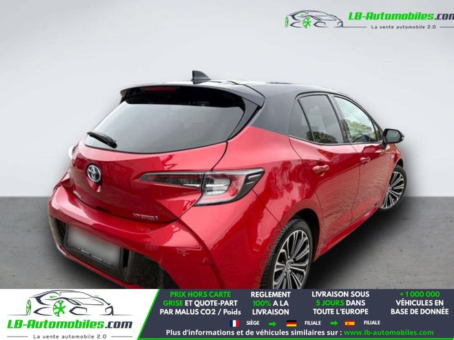 Toyota Corolla Hybride 184 ch BVA Rouge M�tallique de 2019