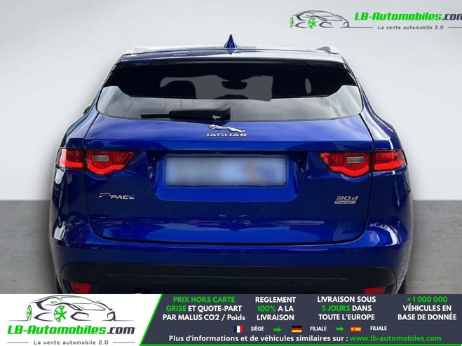 Jaguar F Pace 3.0 D - 300 ch AWD BVA Bleu M�tallique de 2018