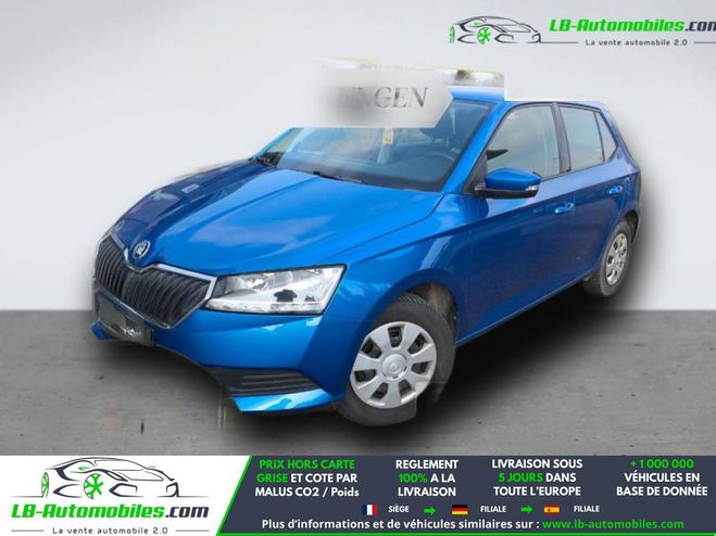 Skoda Fabia 1.0 MPI 75 ch BVM Bleu M�tallique de 2019