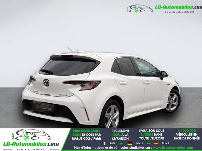 Toyota Corolla Hybride 122 ch BVA Blanc M�tallique de 2019