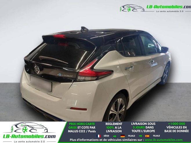 Nissan Leaf Electrique 62kWh 217 ch BVA Blanc M�tallique de 2021