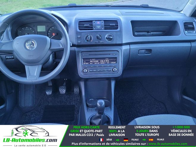 Skoda Fabia 1.0 MPI 60 ch BVM Blanc M�tallique de 2014