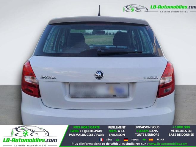 Skoda Fabia 1.0 MPI 60 ch BVM Blanc M�tallique de 2014