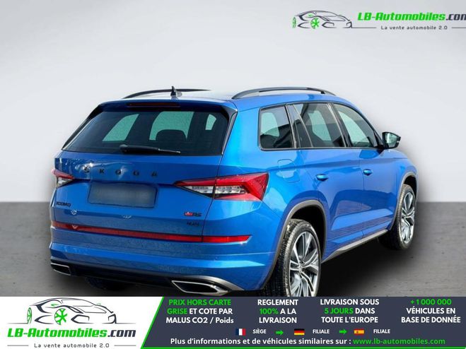 Skoda Kodiaq 2.0 Bi-TDI 240 BVA 4x4 5pl Bleu M�tallique de 2020