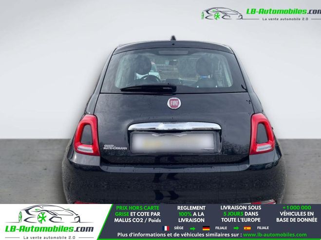 Fiat 500 1.2 69 ch BVM Noir M�tallique de 2018